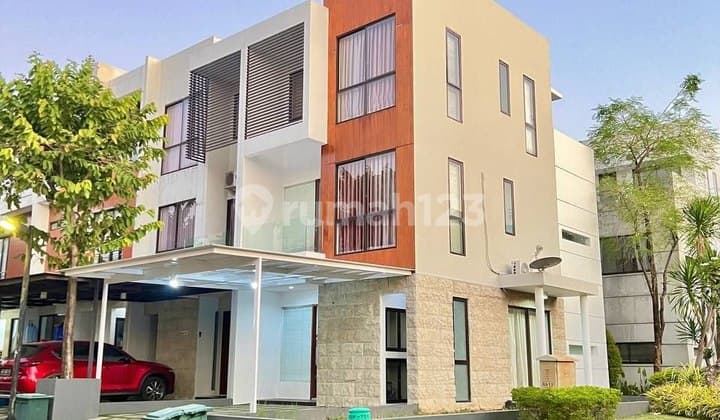Sewa Rumah Graha Natura 3 Lantai Kosen Townhouse Full Furnished