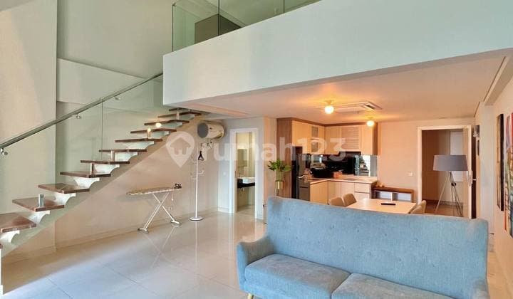 Rent Skyloft Soho Ciputra World 20th Floor Furnished Balcony Large Size