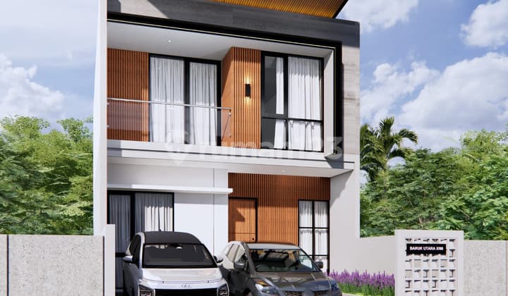 New Minimalist House, Baruk Utara, 2 Floors, Position Near Cluster Gate
