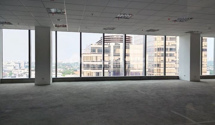 Dijual Office Space Lippo Thamrin luas 550 m2 Lt. 12 Bare Condition view Thamrin - Jakarta Pusat