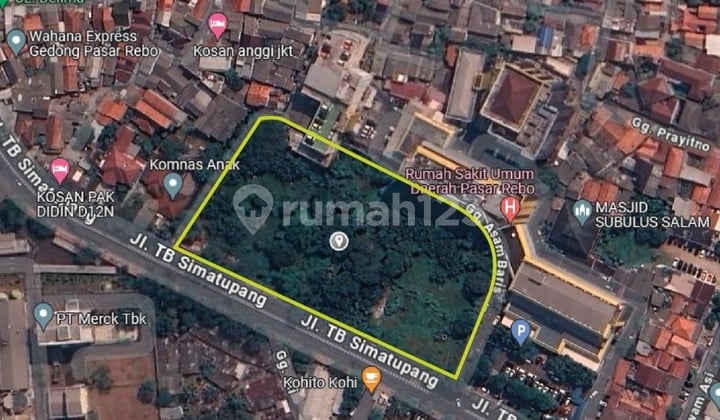 Lahan komersial 1 Hektar lokasi strategis di TB Simatupang , Jakarta Selatan