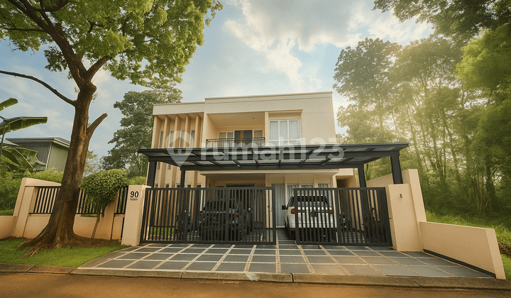 Rumah Exclusive Siap Huni dengan Halaman Luas dan Rooftop di Sentul City Bogor