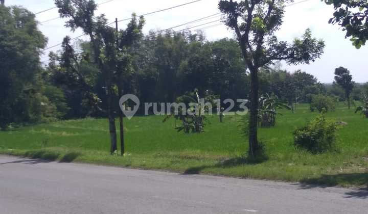 Tanah pinggir Jl.raya solo sragen
