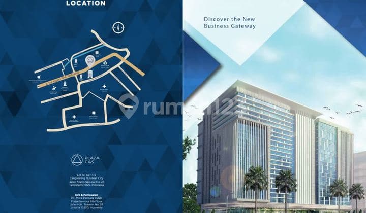 Plaza Cas (2 Towers) for sale in Cengkareng near the Airport and Toll Gate
