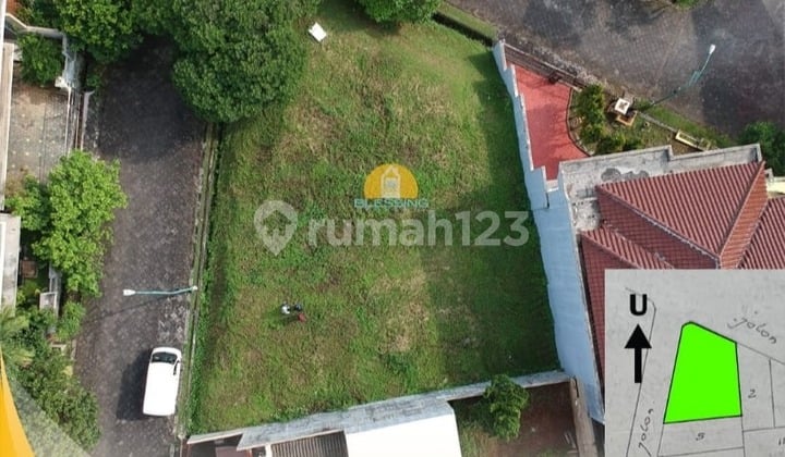 Tanah Luas Cocok untuk Tempat Tinggal di Graha Candigolf