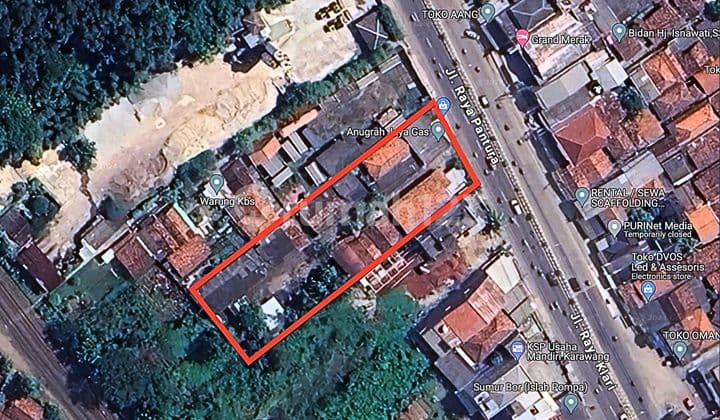 Tanah Luas di Tepi Jalan Pantura Klari Karawang Timur