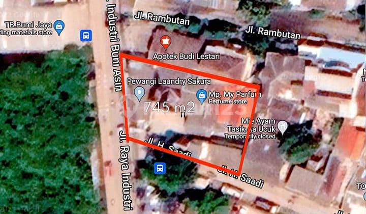 Tanah Luas dan Bangunan di Tepi Jalan Raya Dekat Simpang Sgc Cikarang-Kota