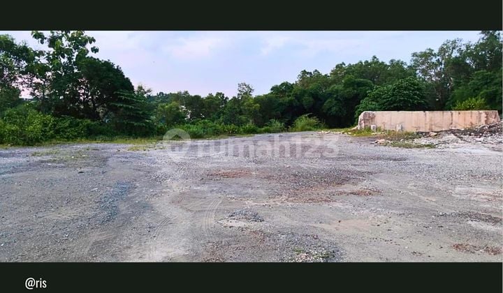 Tanah Kavling Luas Ex Batch Plant Jalan Lebar Truk Molen Lewat