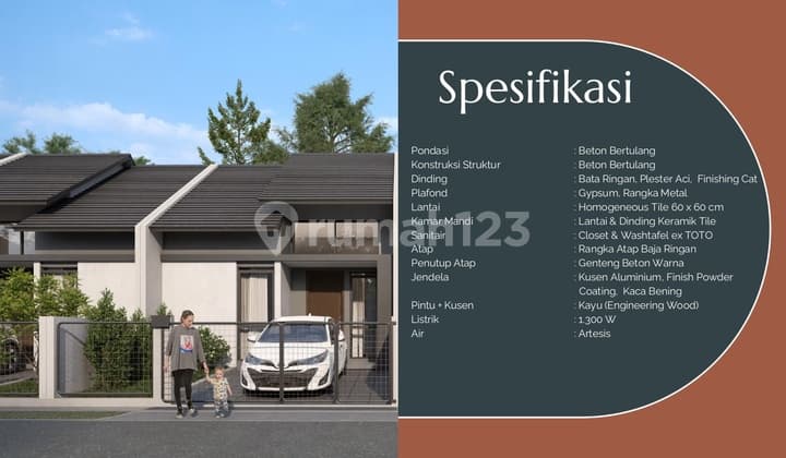 Dijual Rumah Baru di Puri Dago Mas