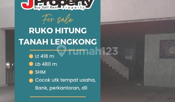 jual ruko hitung tanah LENGKONG jual ruko hitung tanah LENGKONG