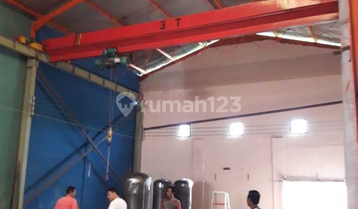 Dijual Gudang Luas 1050 M2 di Jalan Pembangunan 2 Karang Anyar, Neglasari