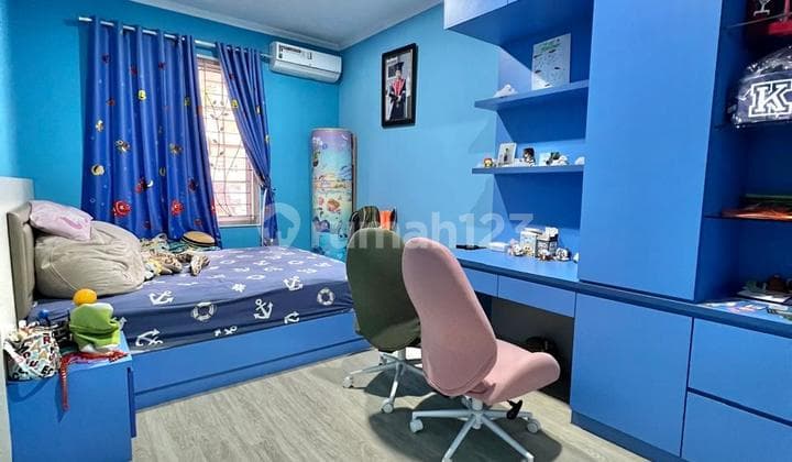 Translation: For Sale Fully Furnished House with Carport for 2 at New Menteng Village Gading Serpong