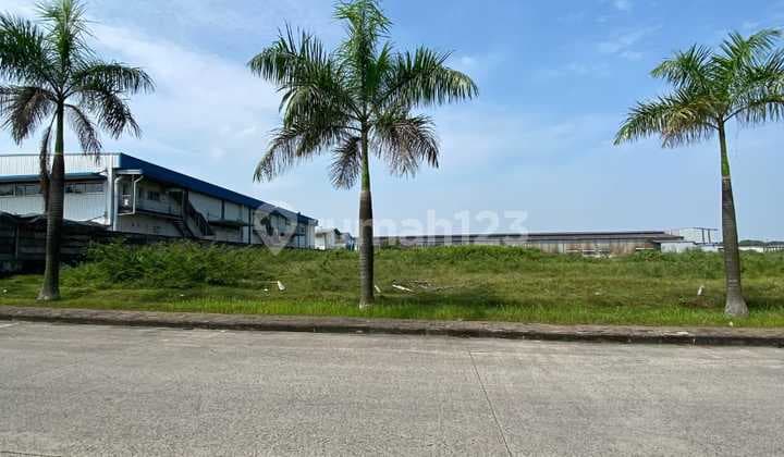 Dijual Cepat Tanah Industri Luas 9600M2 di Jl Utama Kawasan Industri Modern Cikande Serang