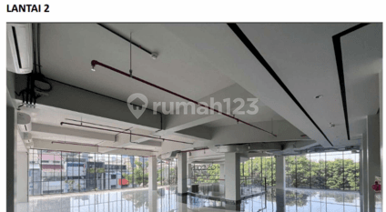 For Rent Per Floor Office Building in Kebayoran Baru South Jakarta, Spacious Parking, Flood-Free