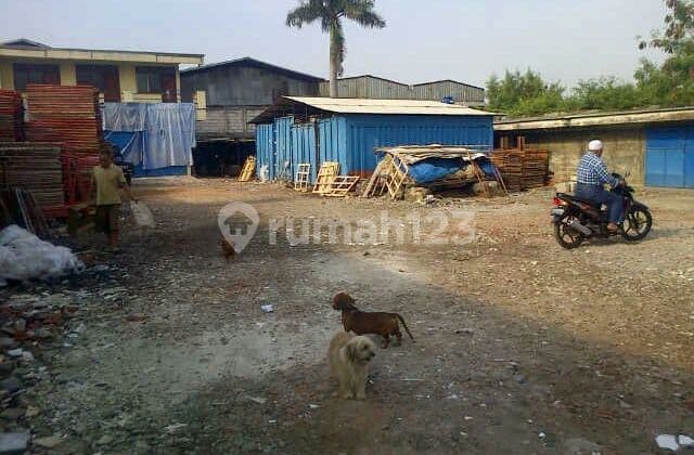 o DIJUAL/DISEWA GUDANG LS TNH 1,100M2 DAN LS BGN 500 M2 HARGA JUAL 12,5 JUTA/M2 DAN SEWA rP. 350 JT/THN