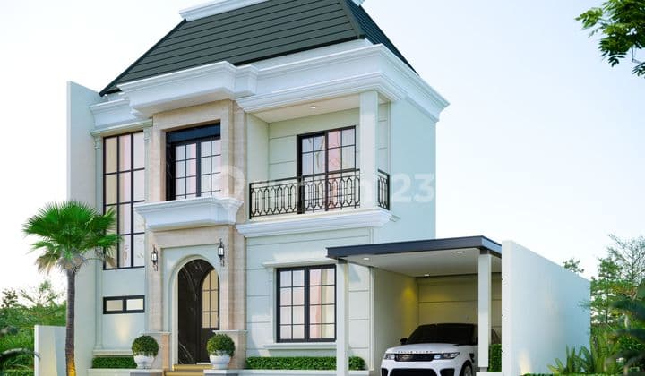 Rumah Mewah American Classic di Jalan Godean Sleman