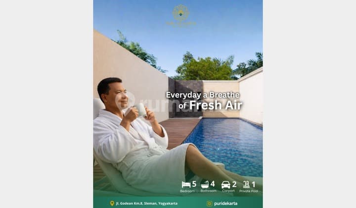 Dijual Rumah Baru Mewah Godean Km 8 Jogja, Lingkungan Tenang & Eksklusif