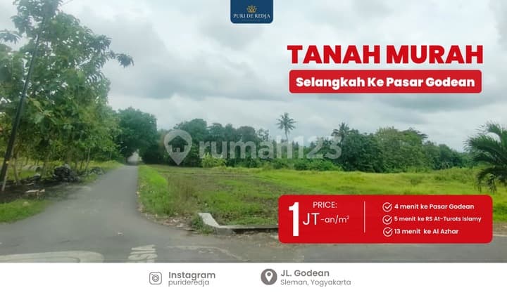 Tanah Murah Dekat Kota Akses Mudah