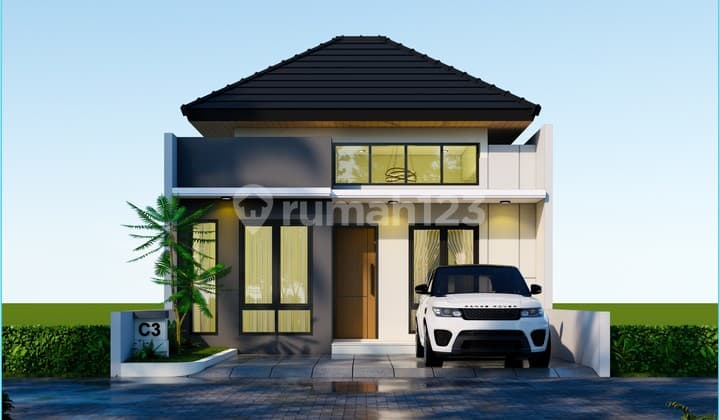 Jual Rumah Sleman Nuansa Villa Dekat Kampus UMY Dalam Cluster
