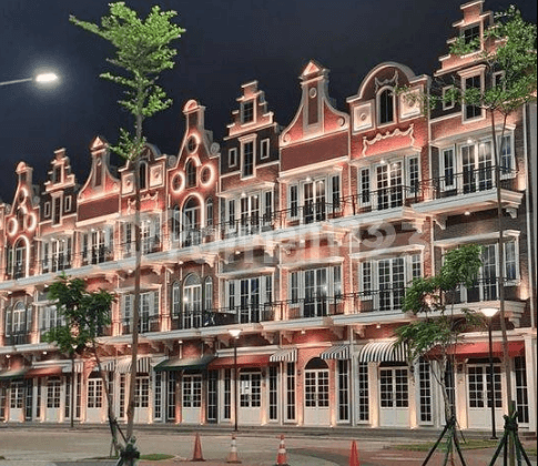 Ruko 3 Lantai Amsterdam Ebony Pik Bagus 4,5x15