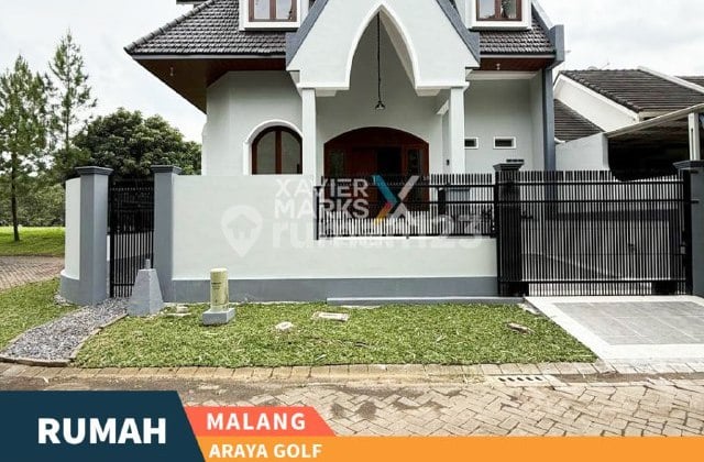 J16 Rumah Cantik Tema Klasik di Cluster Golf Kota Araya Malang