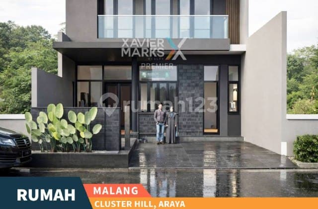 I53 Rumah Baru Design Minimalis Kontemporer di Cluster Hill, The Araya Malang