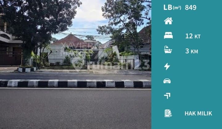K115 For Rent: House Suitable for Business, Premium Location in Central Malang