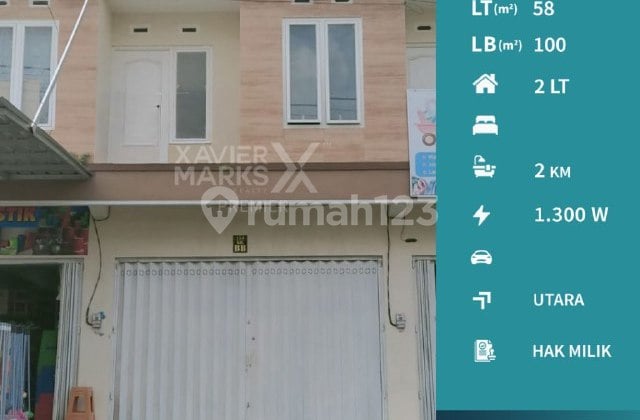 J34 Ruko Strategis Dekat Area Kampus Cocok Buat Usaha