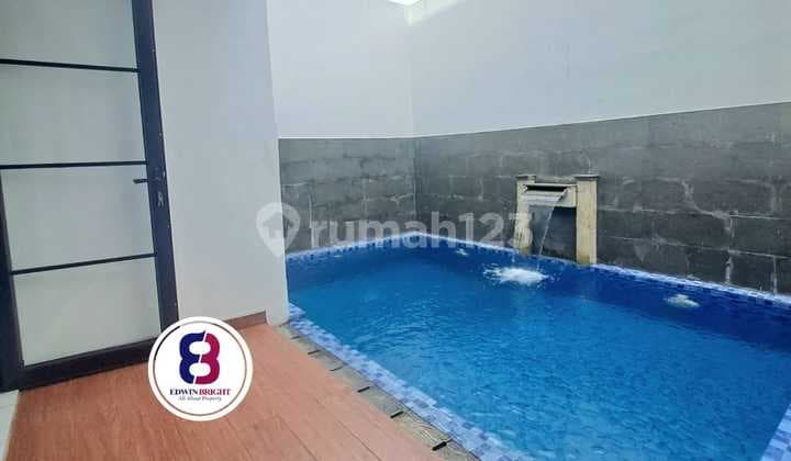 Rumah Minimalis Modern Private Pool Siap Huni Dibintaro Jaksel