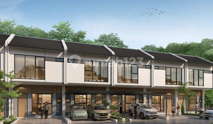 Jual Rumah 2 Lantai Cluster Florence Village di Jakarta Mulai 1 M-An Lokasi Strategis di Jgc, Cakung