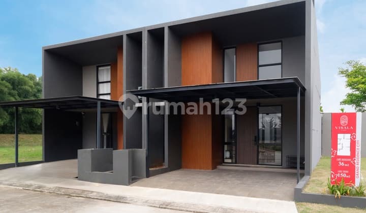 Miliki Rumah Modern Minimalis 2 Lantai Cluster Araya Lake - Grand Residence City, Bekasi