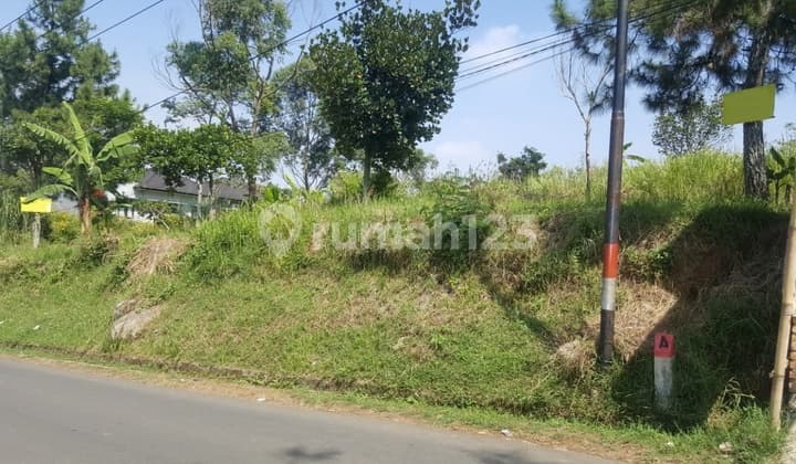 Tanah Luas Pinggir Jalan dgn Lokasi Dekat Area Wisata Di Bandung