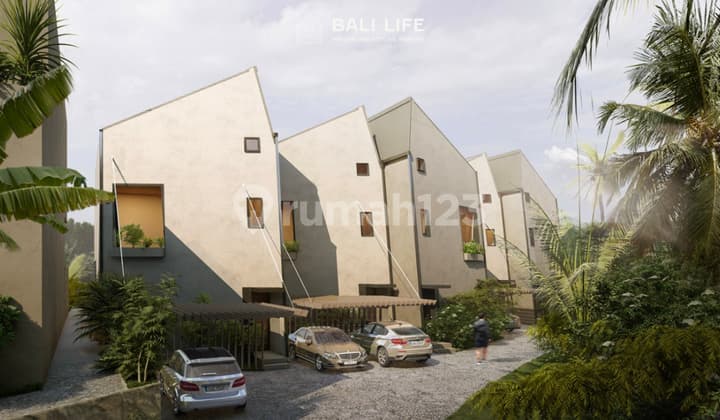 This luxury villa complex in Balangan offers five units for sale, each featuring three bedrooms and a modern design