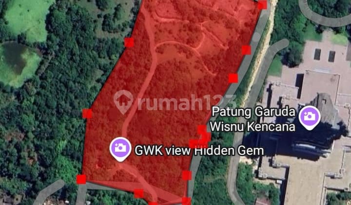Dijual Tanah203 Ocean View Are Dekat Gwk Jimbaran