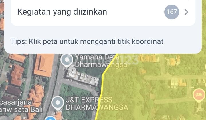 Dijual Tanah 14,4 Are Kampial Nusa Dua