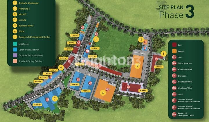 Tanah Kavling Industri siap bangun