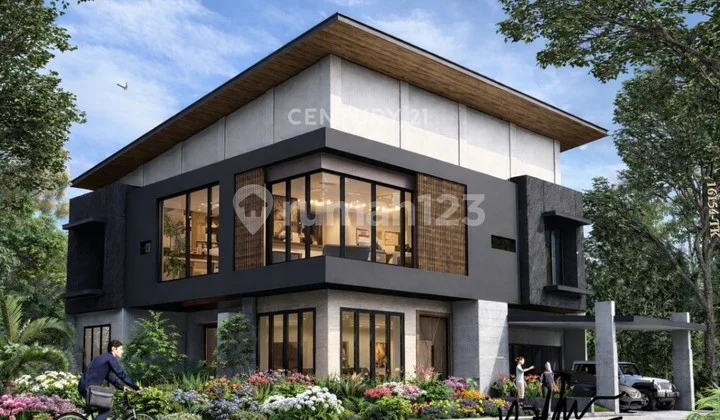 For Sale Luxury House in Foresta BSD, Garden Hook Position For Sale Luxury House in Foresta BSD, Garden Hook Position