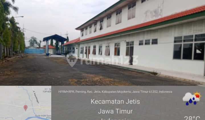 Dijual Gudang Ex Pabrik Raya Jetis Mojokerto