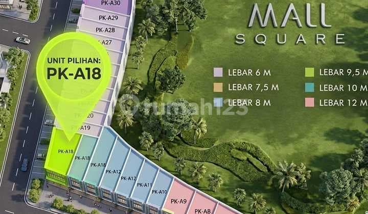 Disewakan Lahan Tanah Komersial Premium Pakuwon Mall Square