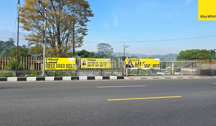 Kavling Luas dan Sejuk di pinggir Jl Raya Puncak Bogor Megamendung