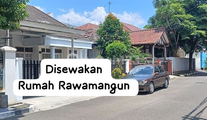 Disewakan Rumah Hoek Strategis Siap Huni di Rawamangun