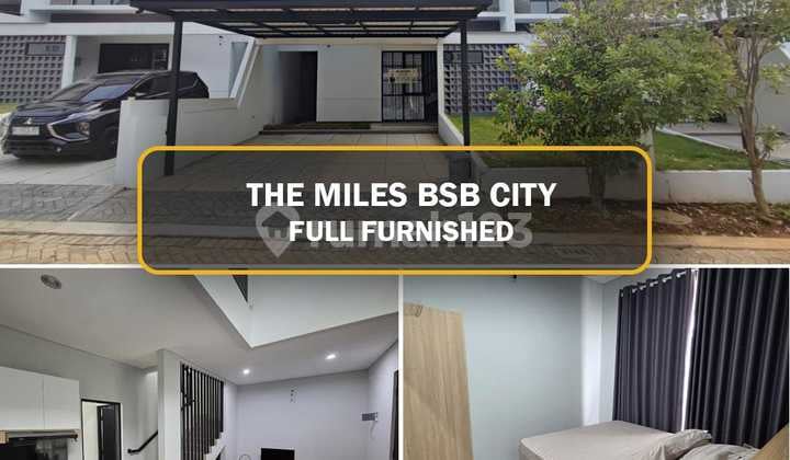 Rumah Siap Huni Full Furnished di Perumahan The Miles Semarang