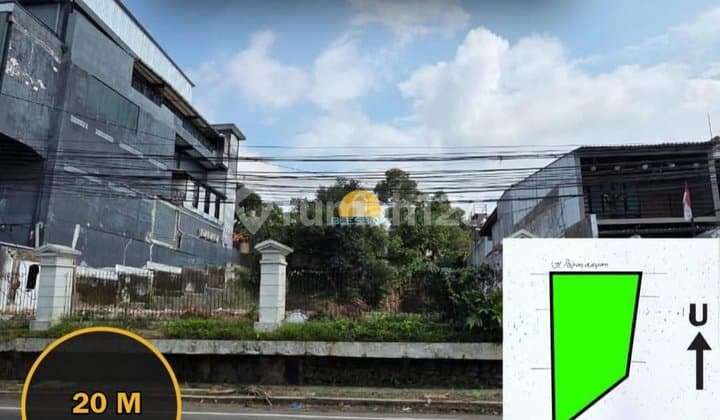 Tanah Strategis di Jalan Raya Papandayan Cocok untuk Kos,Tempat Tinggal,Restoran atau Hotel