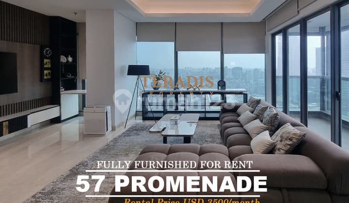 DISEWAKAN APARTEMEN 57 PROMENADE DI KAWASAN JAKARTA PUSAT
