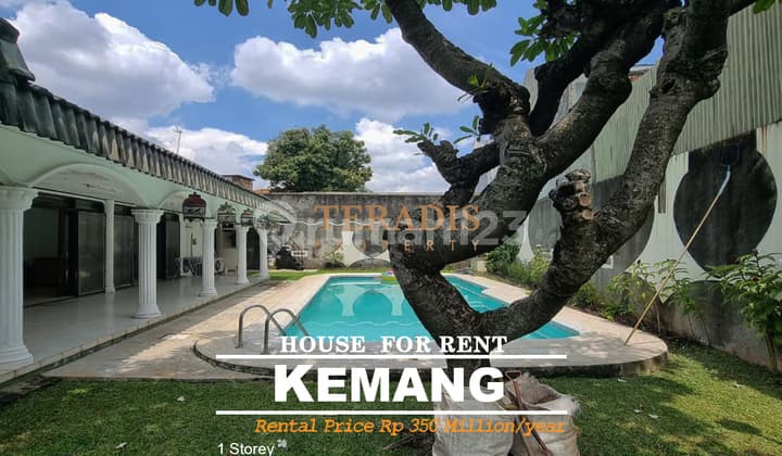 For Rent: House with Large Land in Kemang Area