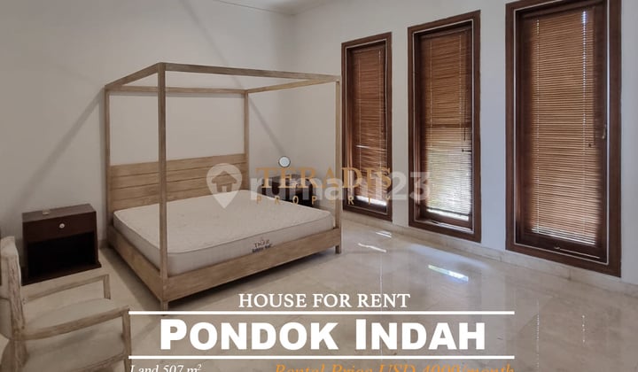 DISEWAKAN RUMAH DIKAWASAN ELIT PONDOK INDAH