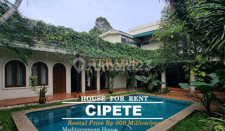 For Sale Mediterranean House in Cipete Area Plus Fully Furnished