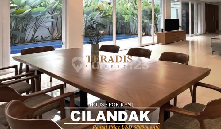 FOR RENT MODERN HOUSE IN CILANDAK AREA, SOUTH JAKARTA