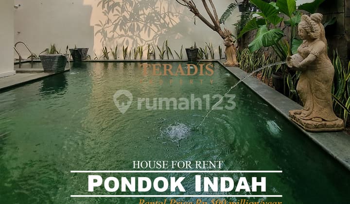 DISEWAKAN RUMAH MEWAH DI KAWASAN PONDOK INDAH