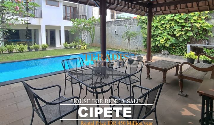 DIJUAL ATAU DISEWAKAN RUMAH DI WILAYAH CIPETE